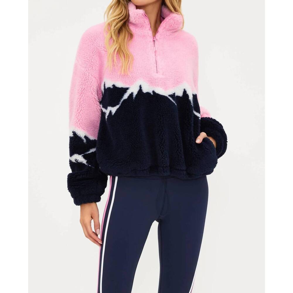 NEW BEACH RIOT leona sherpa jacket in snowy peaks